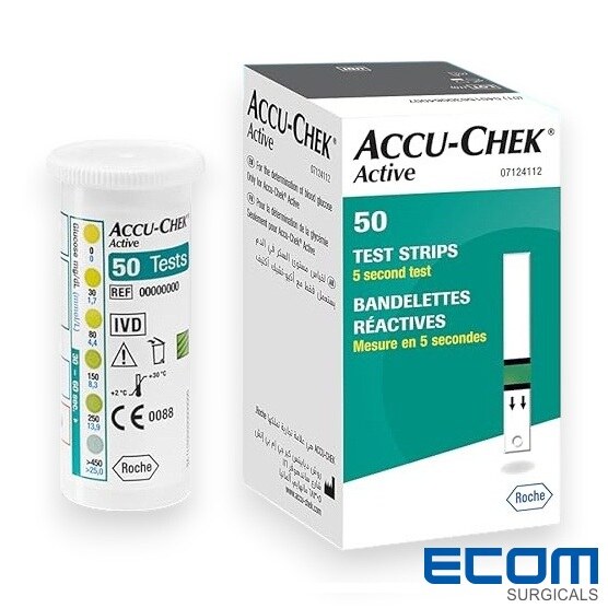 Accu Chek Active Strips 50 's Pack